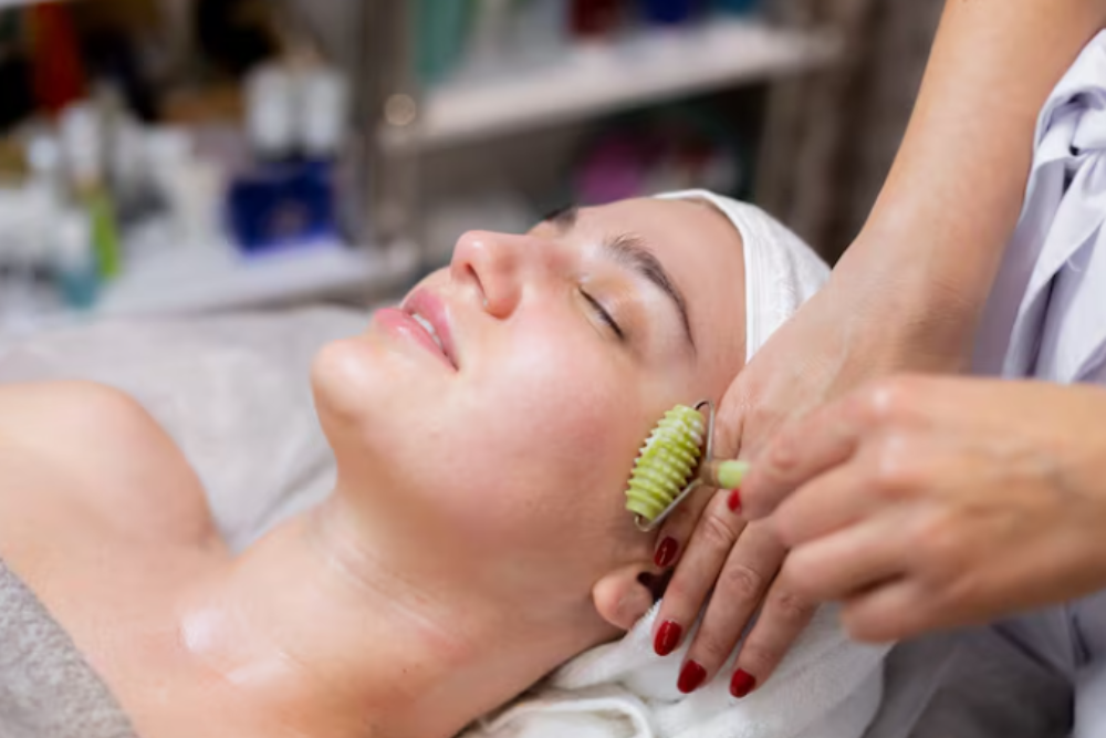 Exoluxe facial treatment for advanced skin rejuvenation and glow