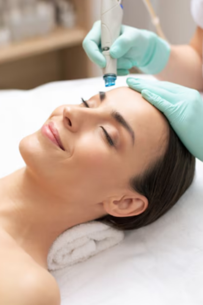 Hydrafacial treatment for deep cleansing and glowing skin