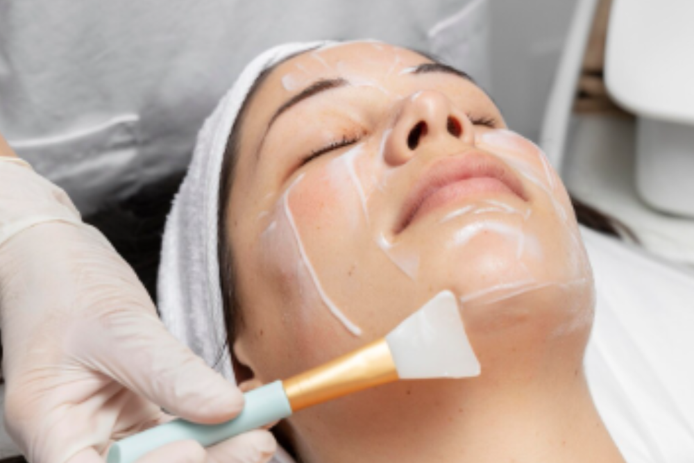 Medium peel treatment for skin rejuvenation and improved texture at emaraskinclinic