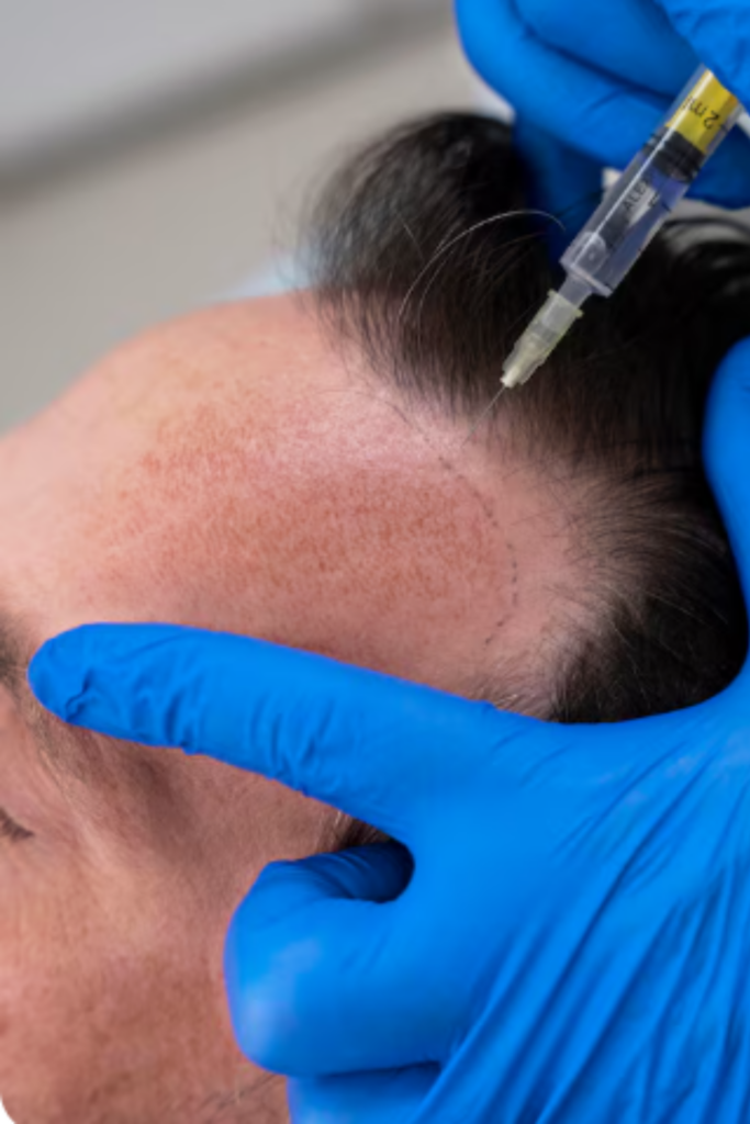 Hair GFC Treatment procedure for hair growth and scalp rejuvenation at Emara Skin Clinic
